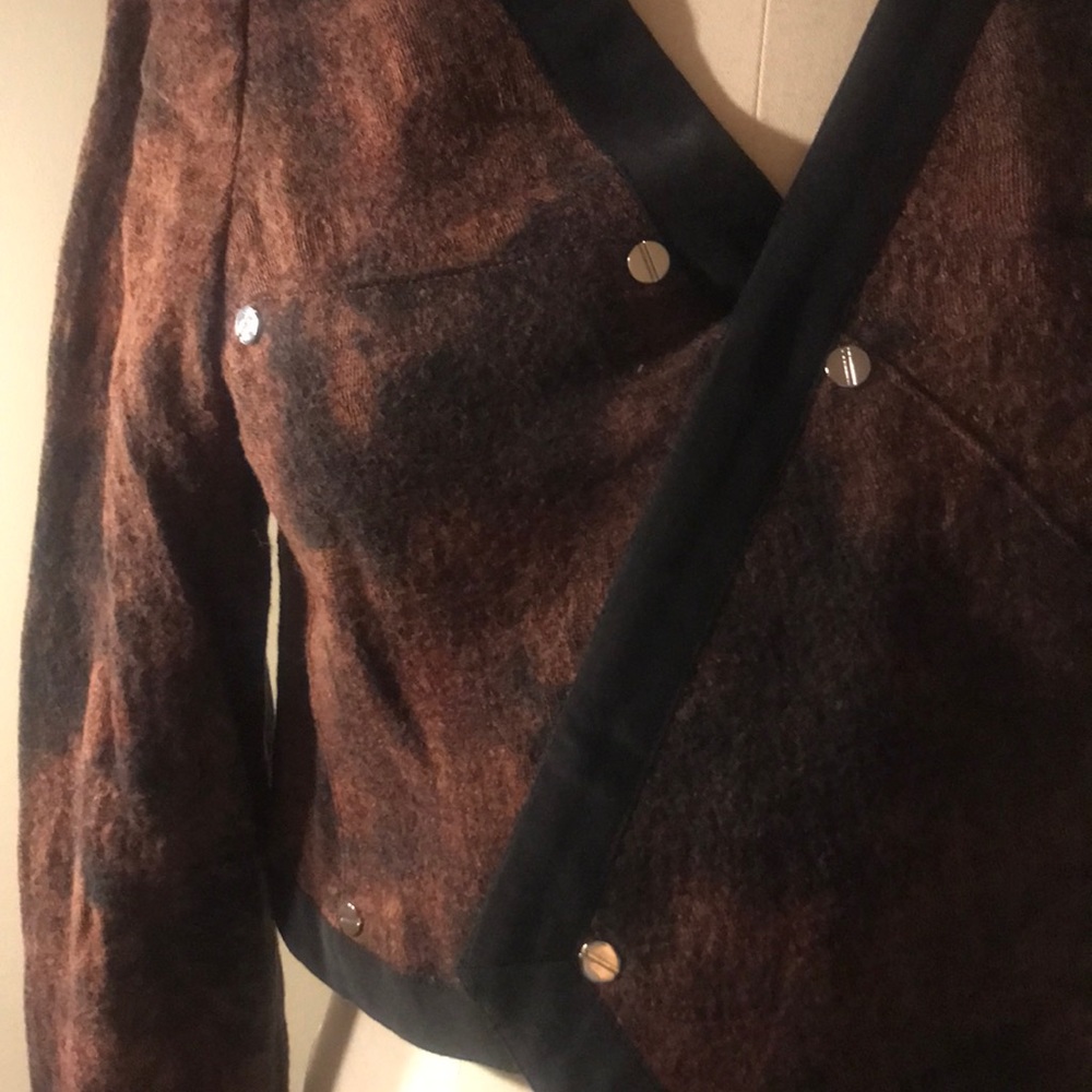 VENA CAVA asymmetric jacket blazer wool silk sz 6 - Picture 2 of 5